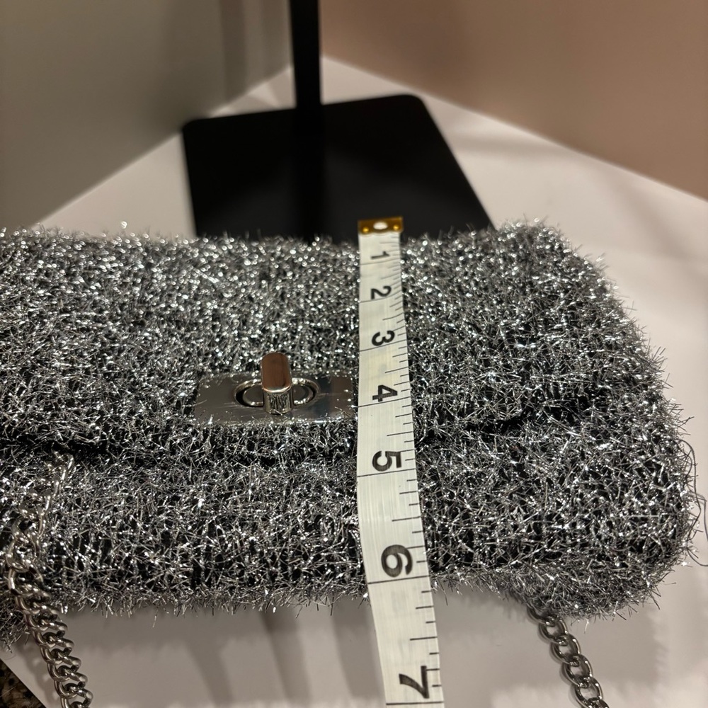 H&M BRAT Silver Women's bag, satchel or cross body - Picture 6 of 6